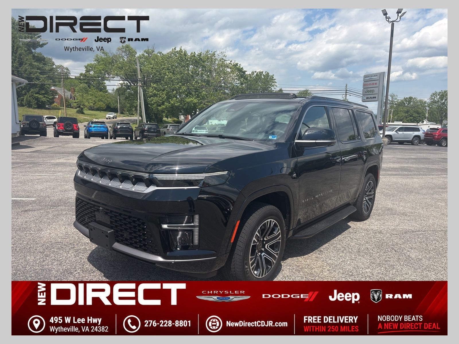 High Gloss Black 2026 Jeep Grand Wagoneer SUV / Crossover Four-Wheel Drive 8-Speed Automatic