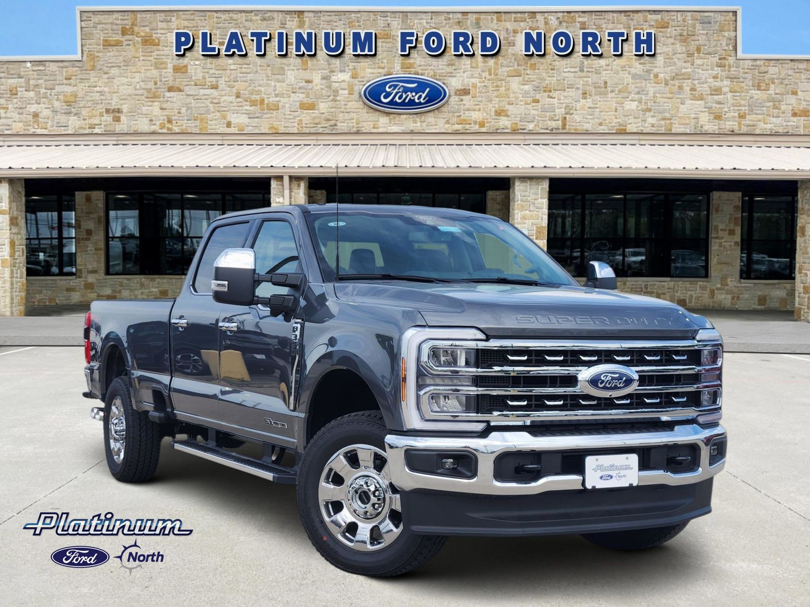 Carbonized Gray Metallic 2026 Ford F-350 Super Duty Pickup Truck Four-Wheel Drive Automatic