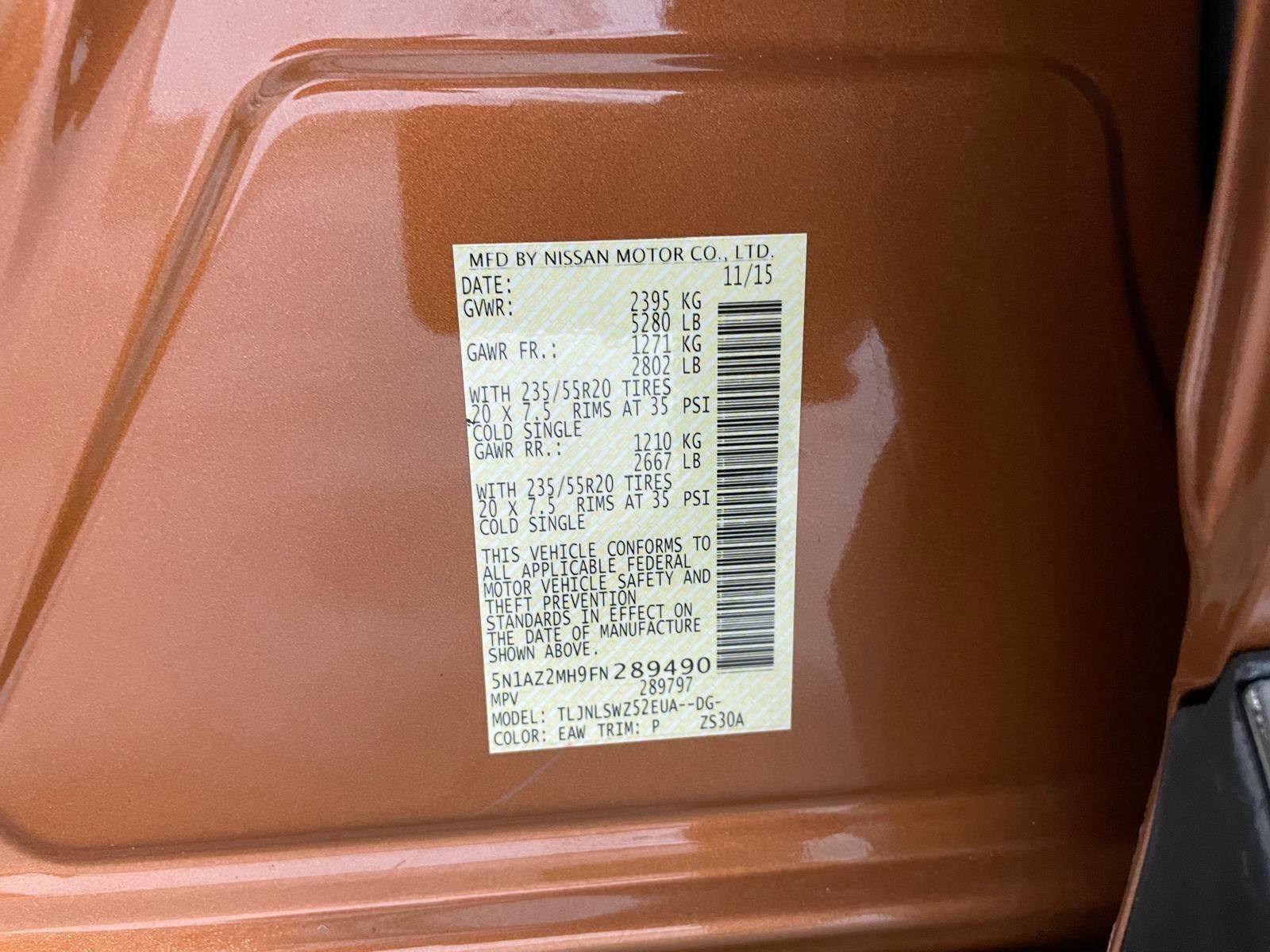 Used Car 2015 Nissan Murano  Platinum For Sale Under $15,000 In Austin, Texas