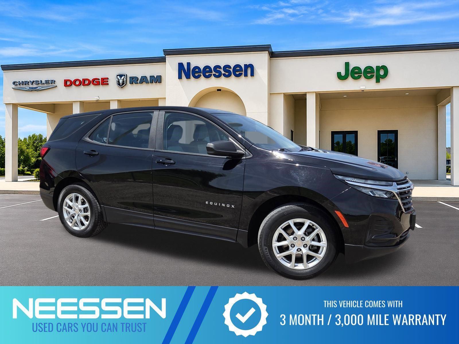 Black Metallic 2024 Chevrolet Equinox SUV / Crossover Front-Wheel Drive 6-Speed Automatic Overdrive