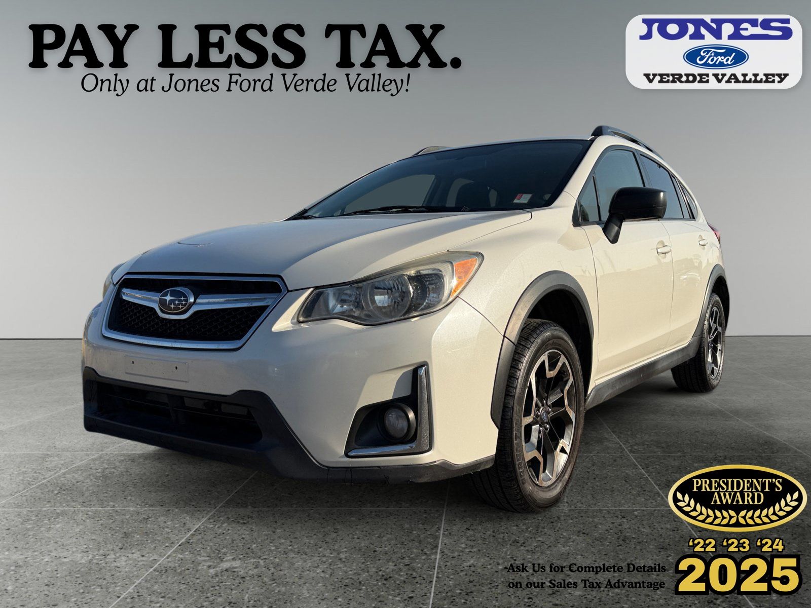 Crystal White Pearl 2017 Subaru Crosstrek SUV / Crossover All-Wheel Drive 5-Speed Manual