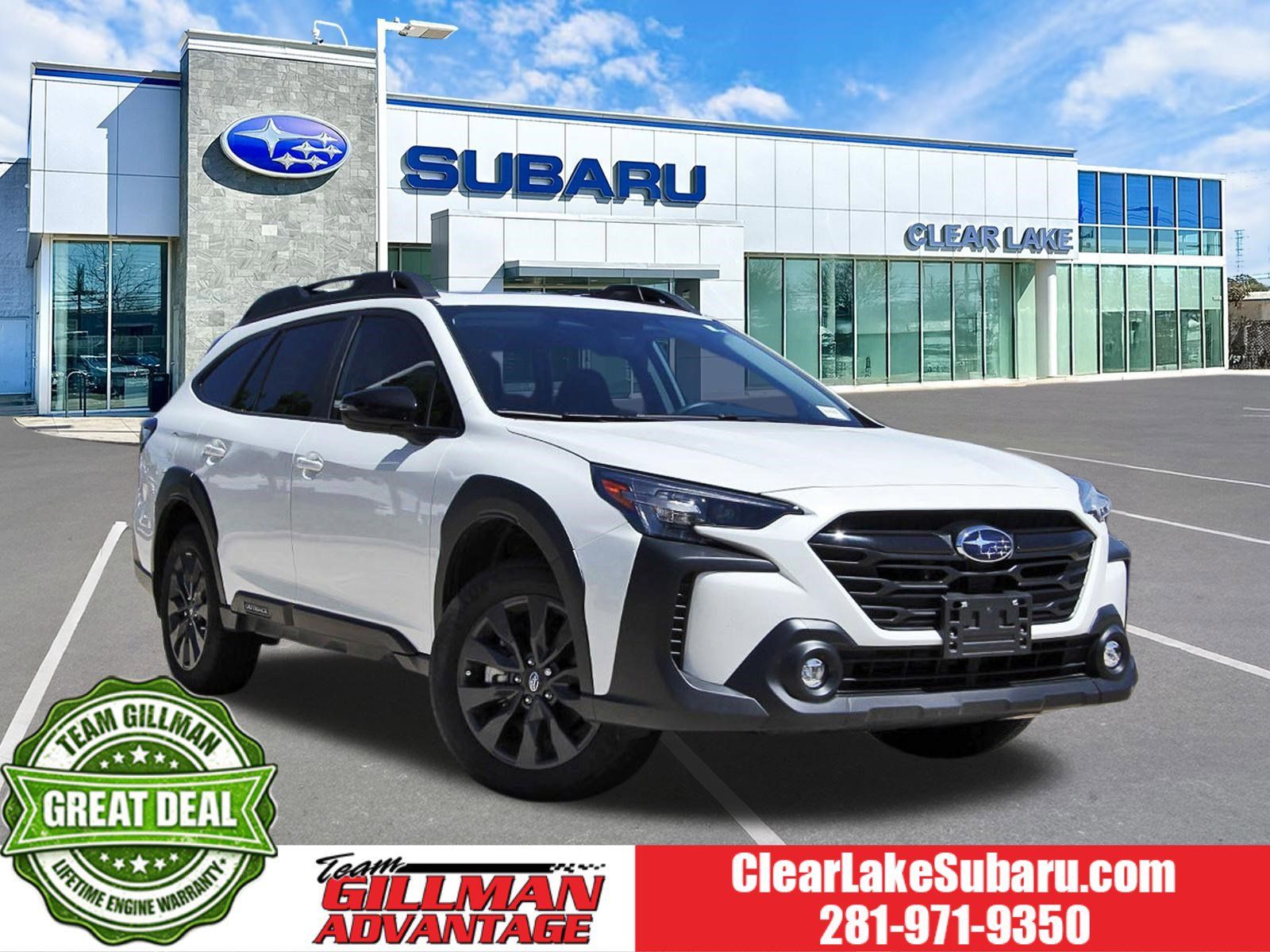 Crystal White Pearl 2025 Subaru Outback Onyx Edition AWD SUV / Crossover All-Wheel Drive Continuously Variable Transmission