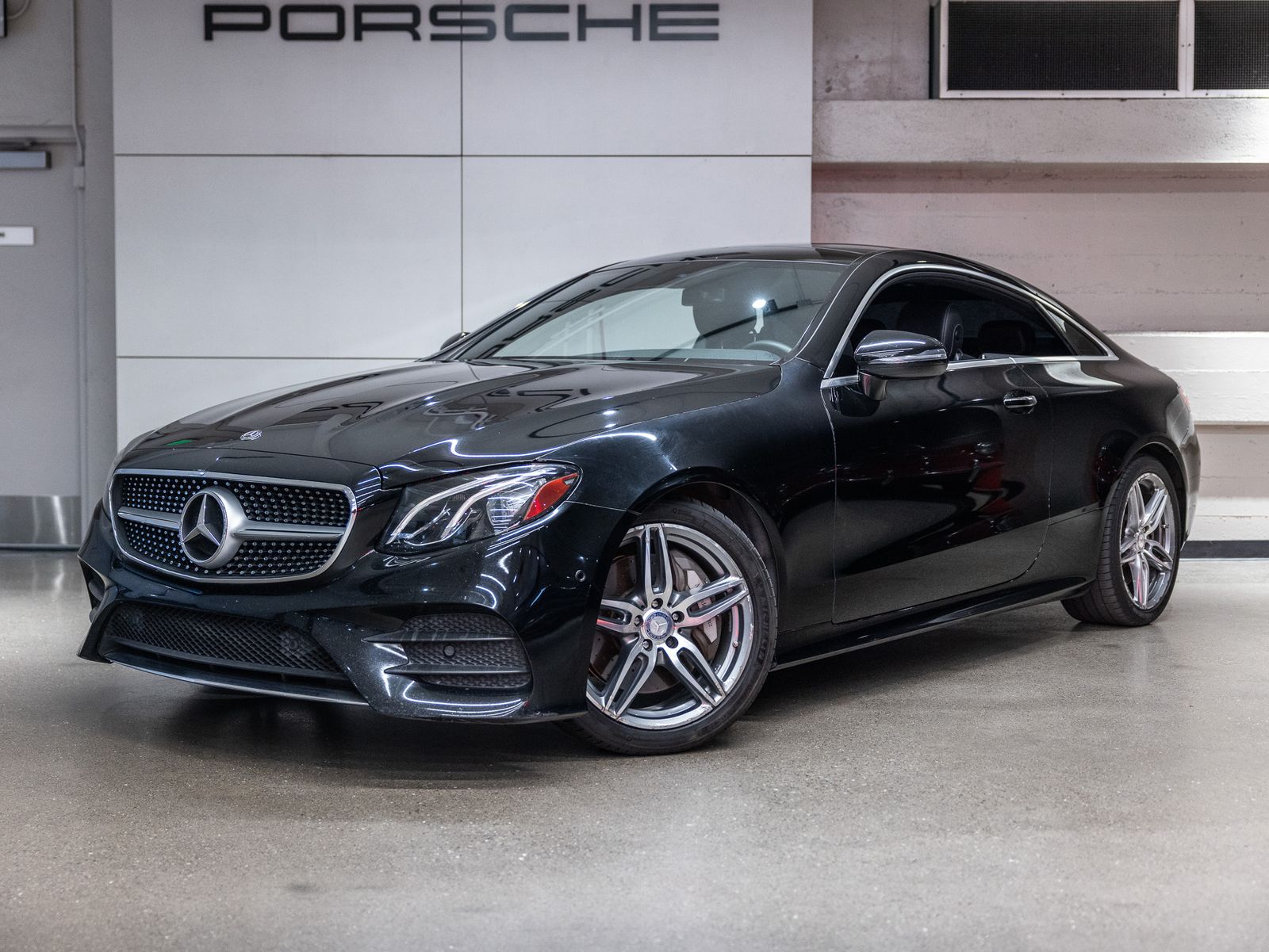 Black 2018 Mercedes-Benz E-Class Coupe Rear-Wheel Drive 9-Speed Automatic