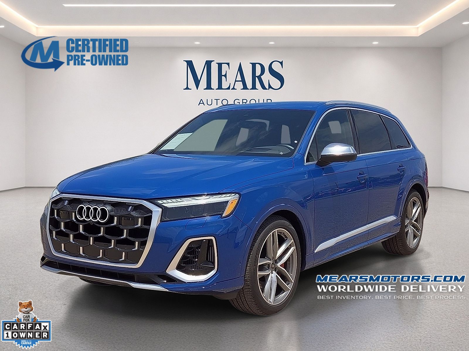 Ascari Blue Metallic 2025 Audi SQ7 SUV / Crossover All-Wheel Drive 8-Speed Automatic