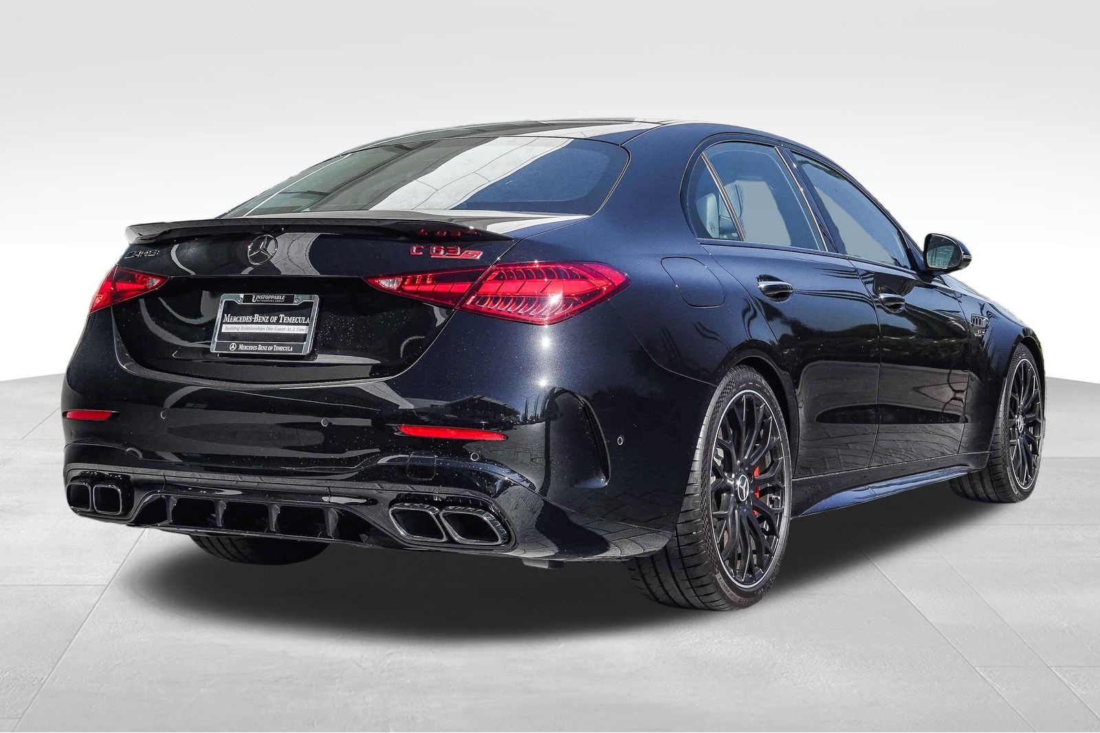 New Obsidian Black Metallic 2024 Mercedes-Benz C-Class C 63 S AMG