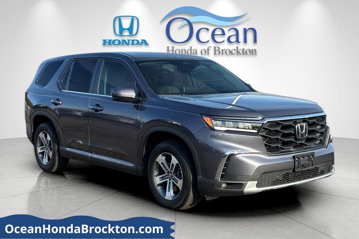 Gray 2025 Honda Pilot EX-L AWD SUV / Crossover All-Wheel Drive Automatic