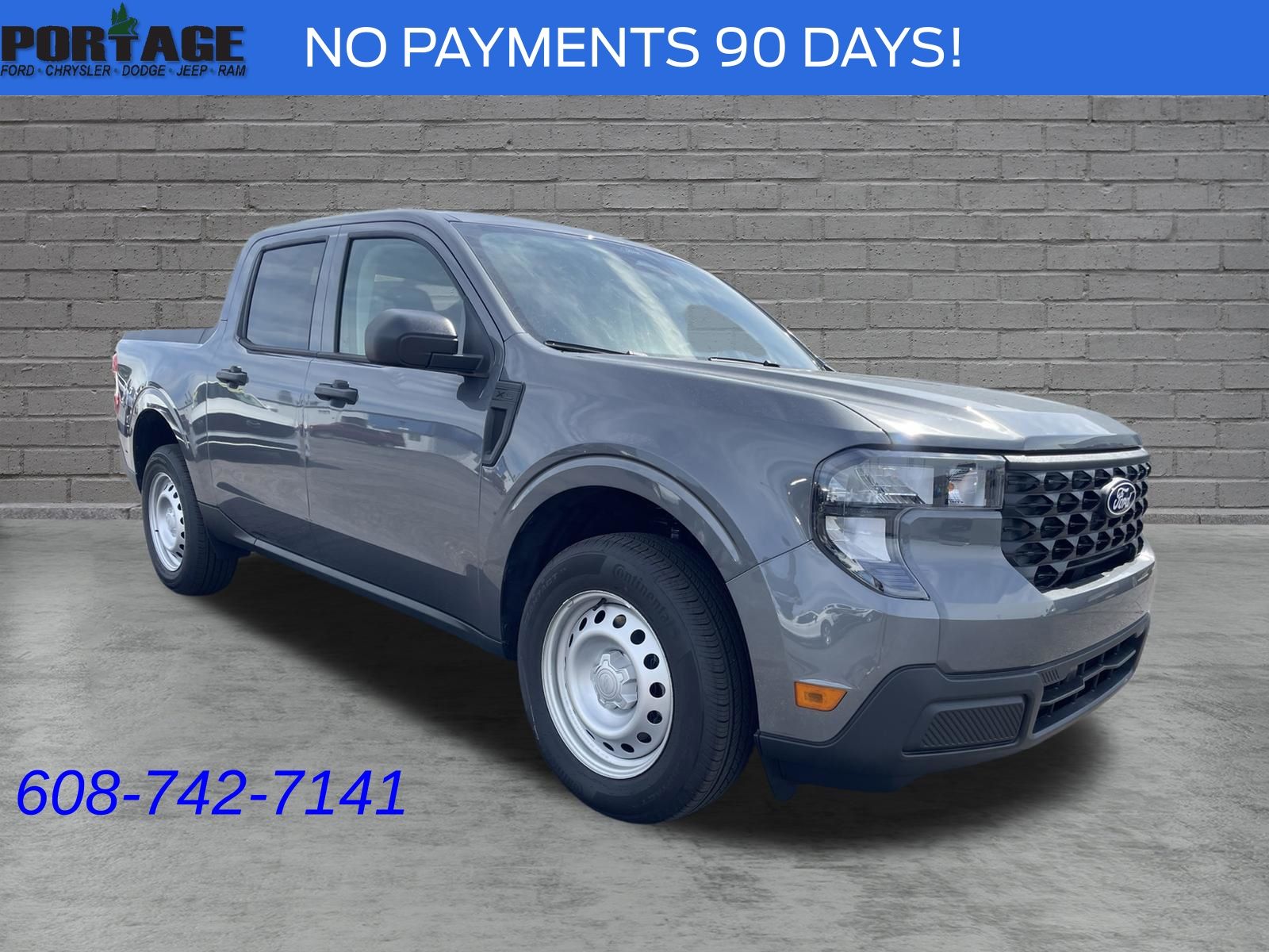 Gray Metallic 2026 Ford Maverick Pickup Truck All-Wheel Drive Continuously Variable Transmission