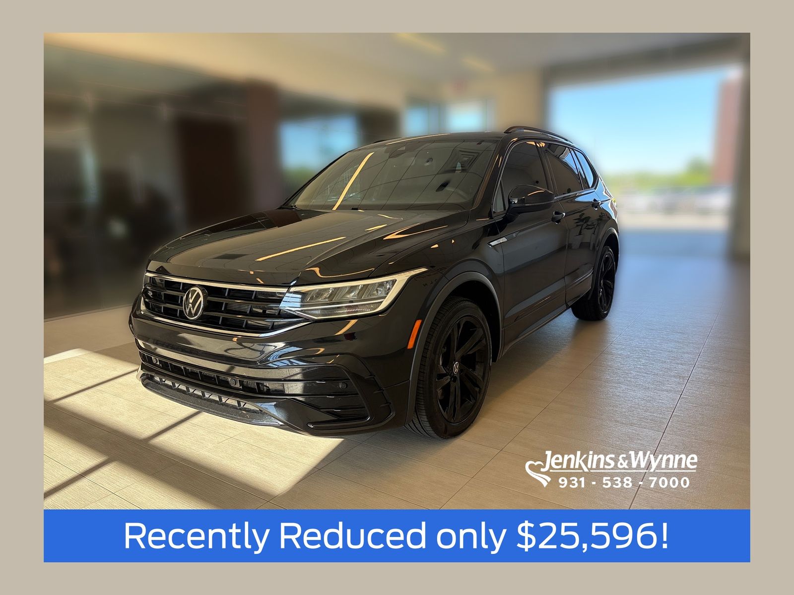 Deep Black Pearl 2024 Volkswagen Tiguan SUV / Crossover Front-Wheel Drive 8-Speed Automatic