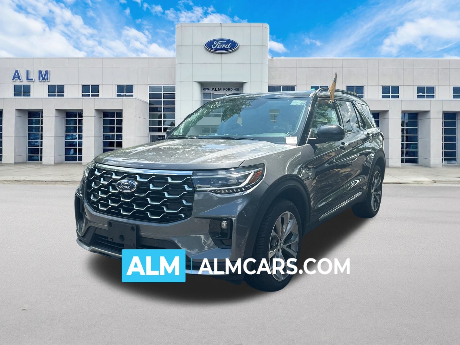 Carbonized Gray Metallic 2025 Ford Explorer SUV / Crossover All-Wheel Drive Automatic