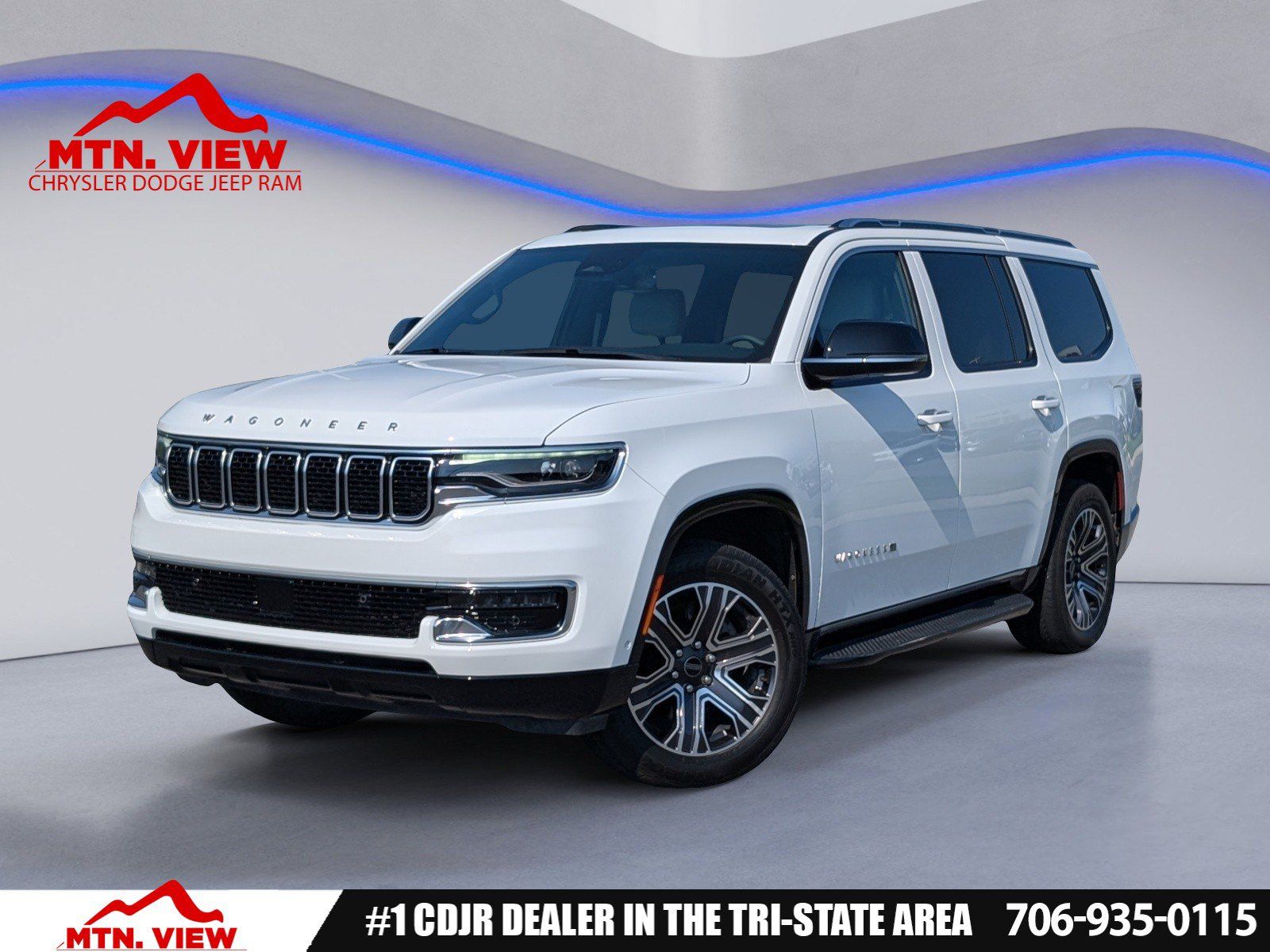 Bright White Clearcoat 2025 Jeep Wagoneer SUV / Crossover Four-Wheel Drive 8-Speed Automatic