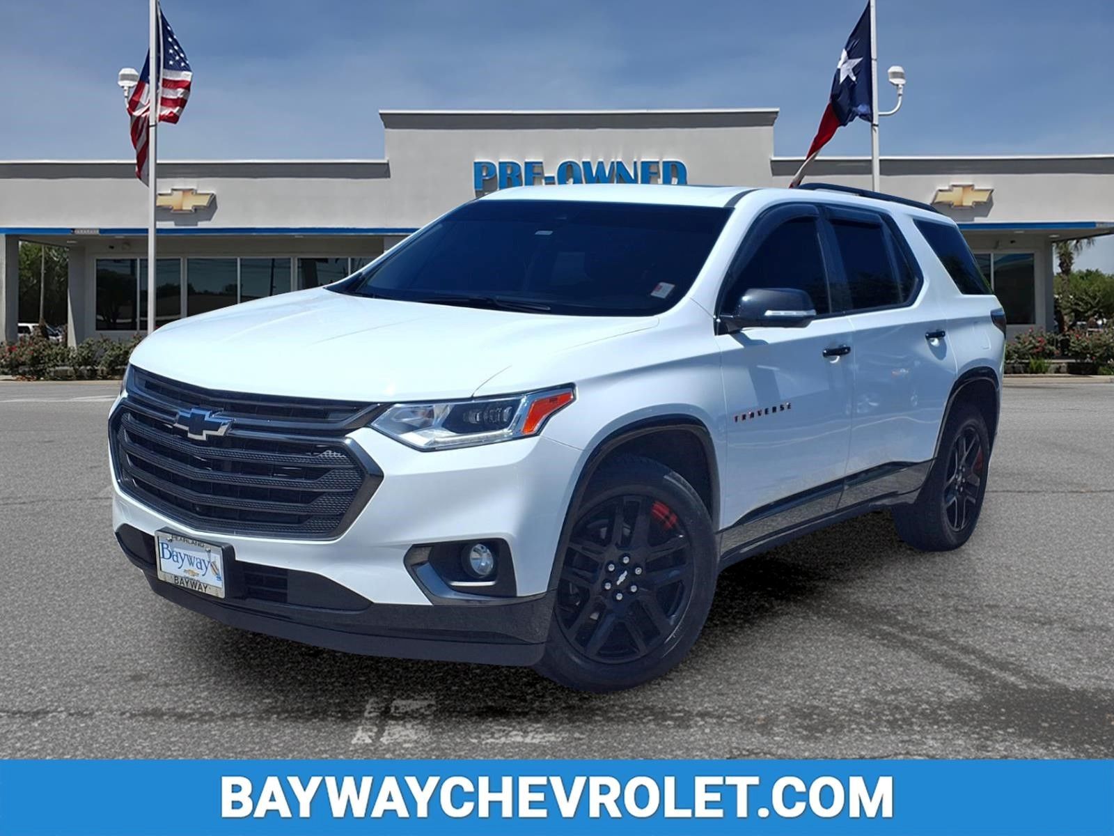 2019 Chevrolet Traverse Premier White at Community Honda