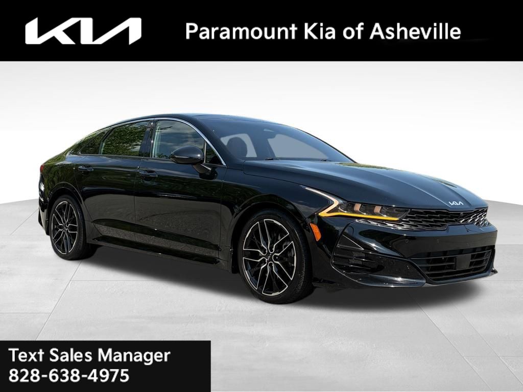 Ebony Black 2023 Kia K5 GT FWD Sedan Front-Wheel Drive 8-Speed Dual Clutch