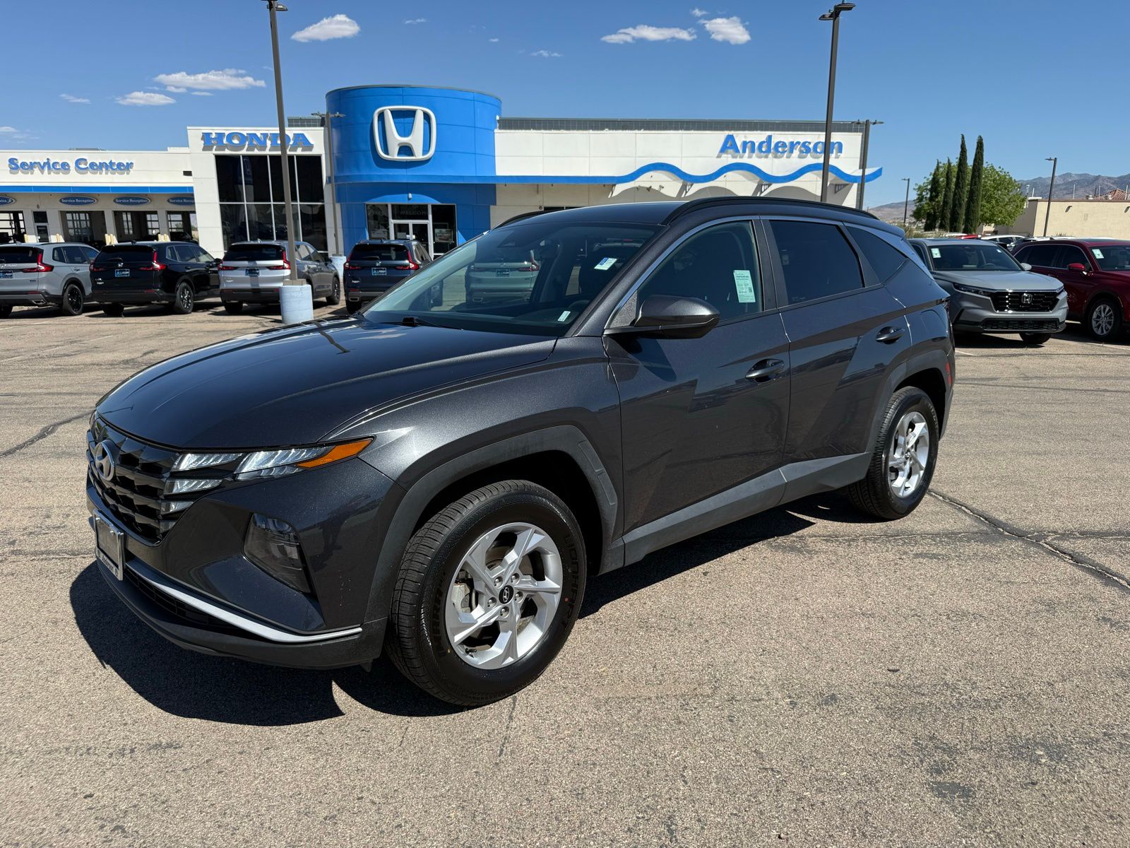 Dark Gray Metallic 2024 Hyundai Tucson SEL Fleet AWD SUV / Crossover All-Wheel Drive 8-Speed Automatic