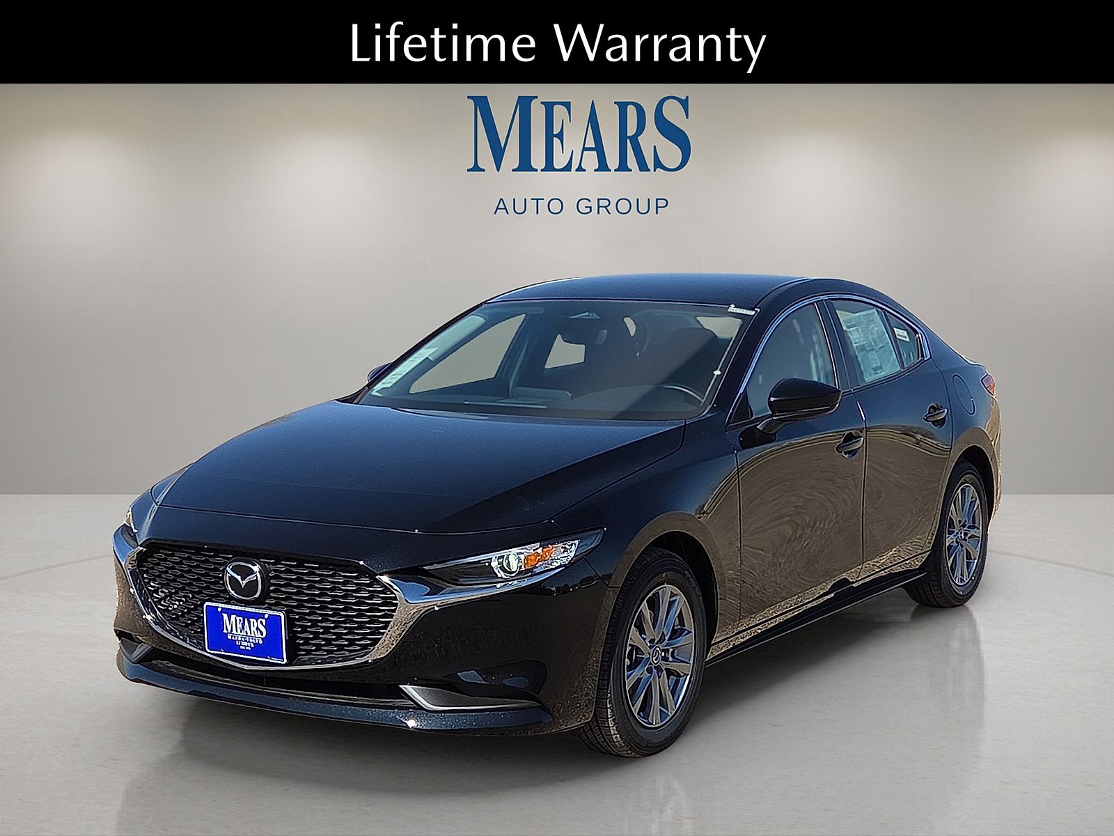 Jet Black Mica 2026 Mazda MAZDA3 Sedan Front-Wheel Drive 6-Speed Automatic