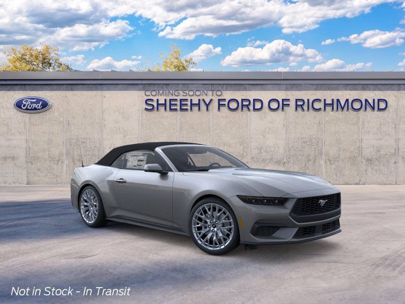 Gray 2026 Ford Mustang Convertible Rear-Wheel Drive Automatic