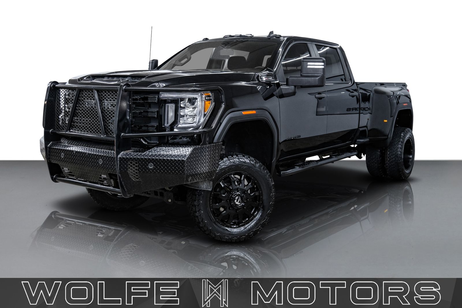 Onyx Black 2021 GMC Sierra 3500HD Pickup Truck Four-Wheel Drive 6-Speed Automatic
