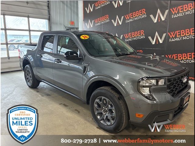 Carbonized Gray Metallic 2026 Ford Maverick XLT SuperCrew AWD Pickup Truck All-Wheel Drive Continuously Variable Transmission