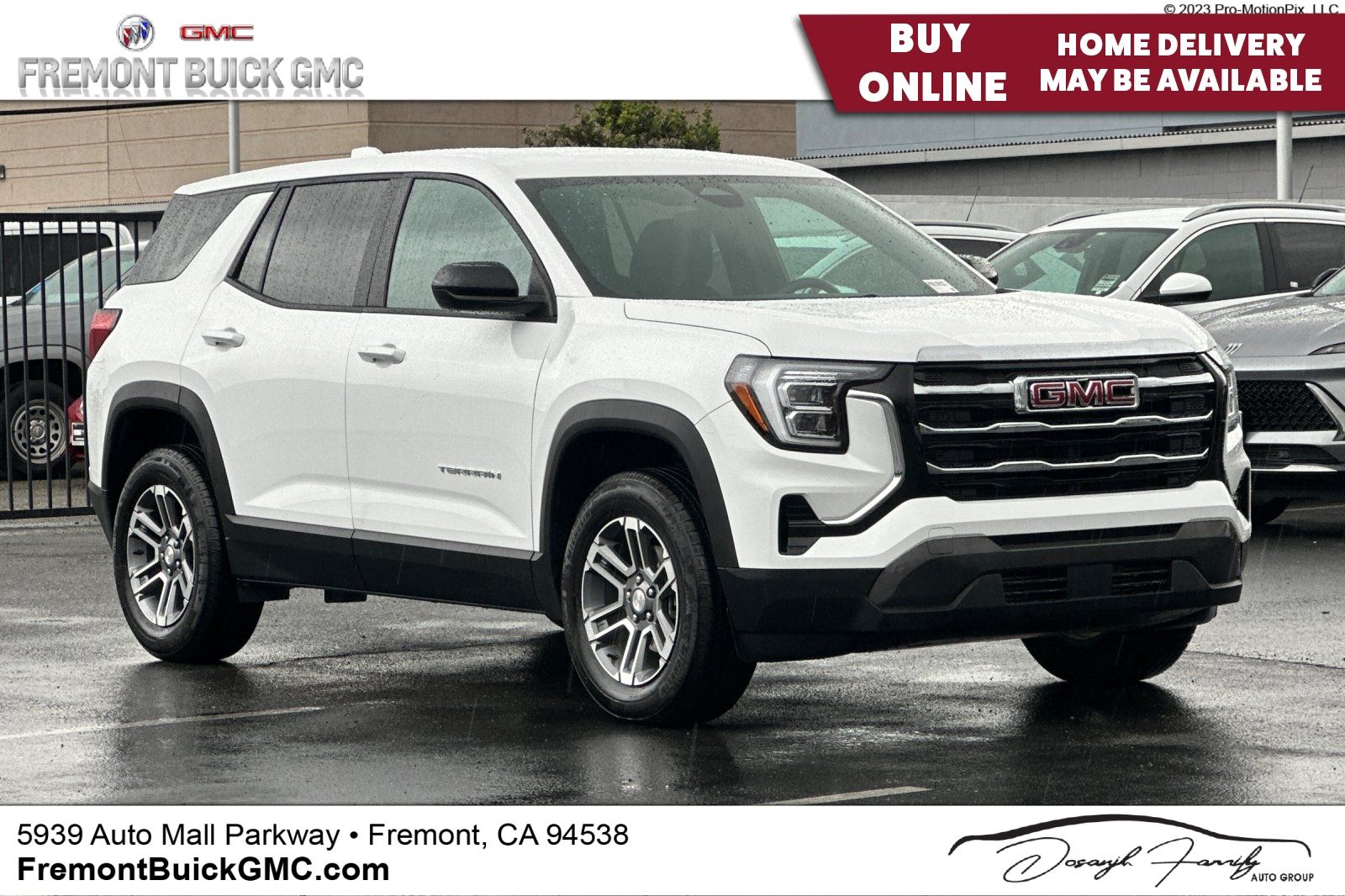 Summit White 2025 GMC Terrain Elevation FWD SUV / Crossover Front-Wheel Drive Continuously Variable Transmission