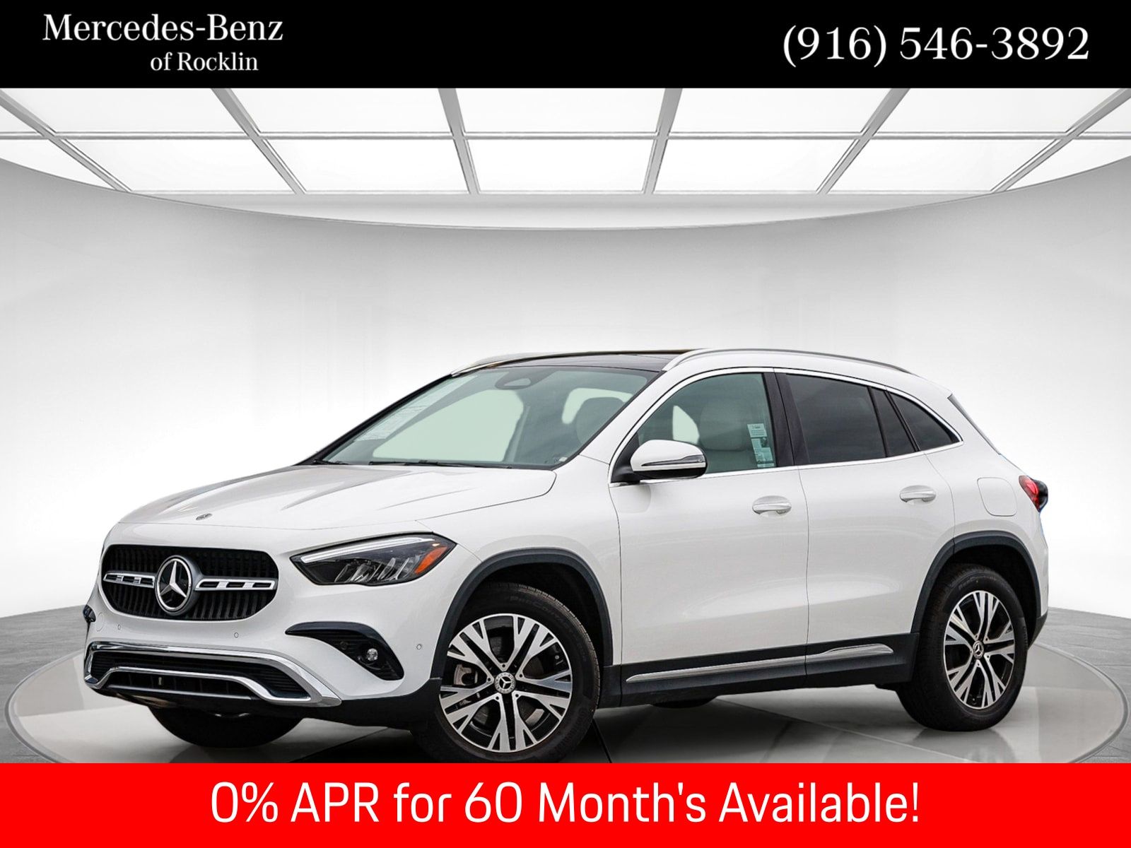 Polar White 2025 Mercedes-Benz GLA 250 4MATIC SUV / Crossover All-Wheel Drive 8-Speed Dual Clutch