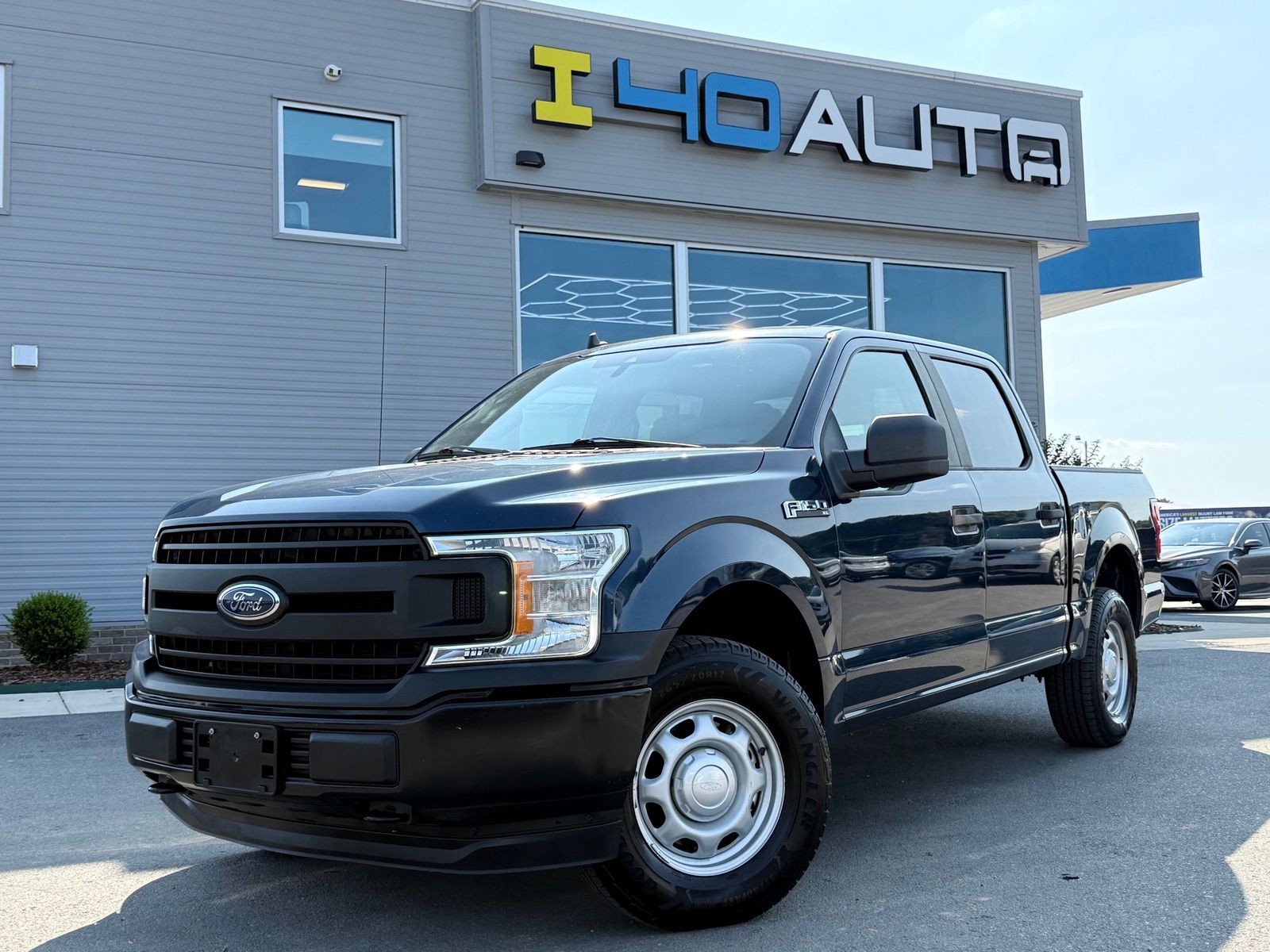 Blue 2020 Ford F-150 Pickup Truck Four-Wheel Drive 6-Speed Automatic