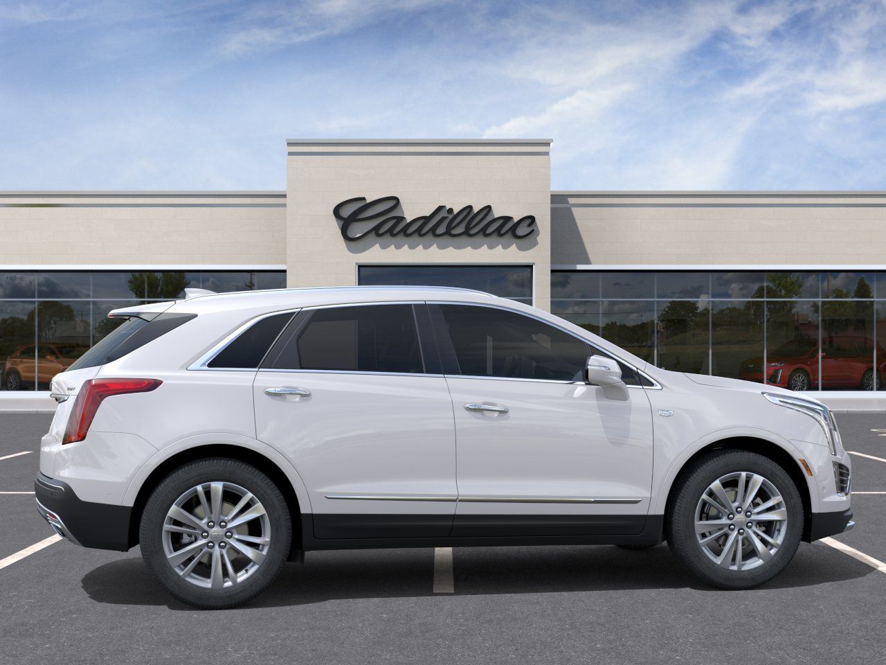 2026 Cadillac XT5 Premium Luxury White at Ross Downing Buick GMC