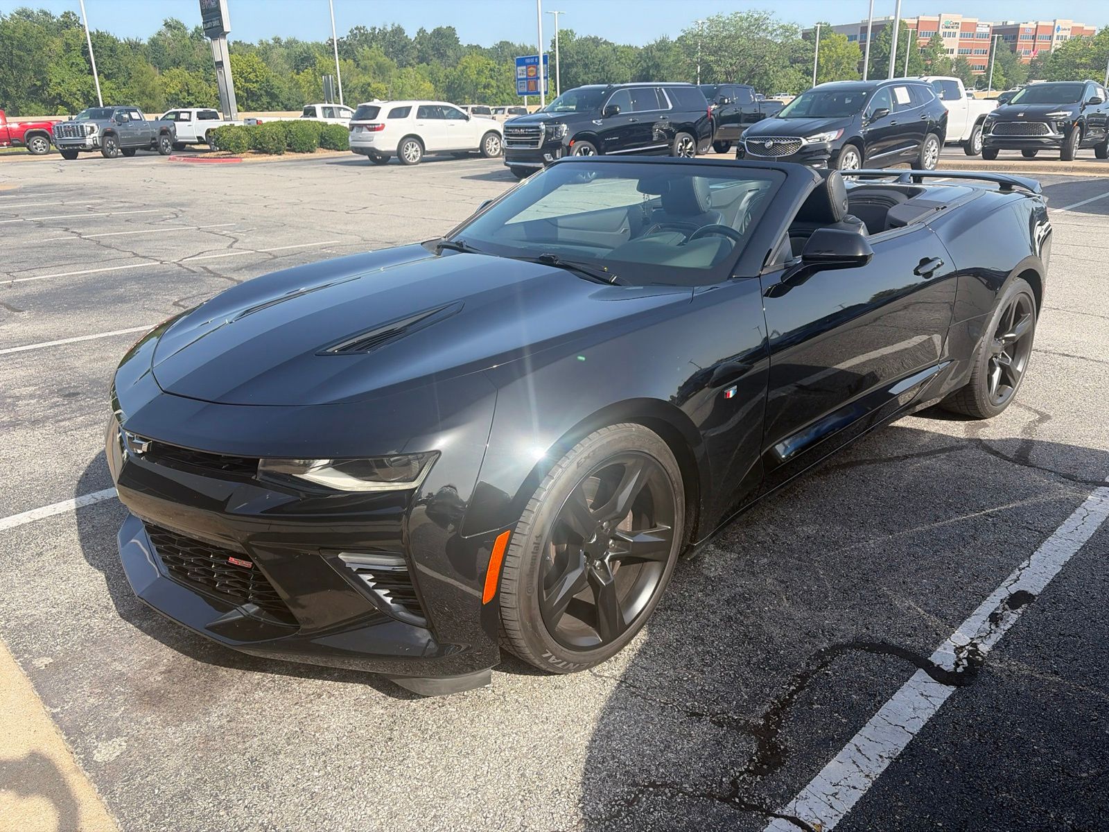 Black 2017 Chevrolet Camaro Convertible Rear-Wheel Drive 8-Speed Automatic