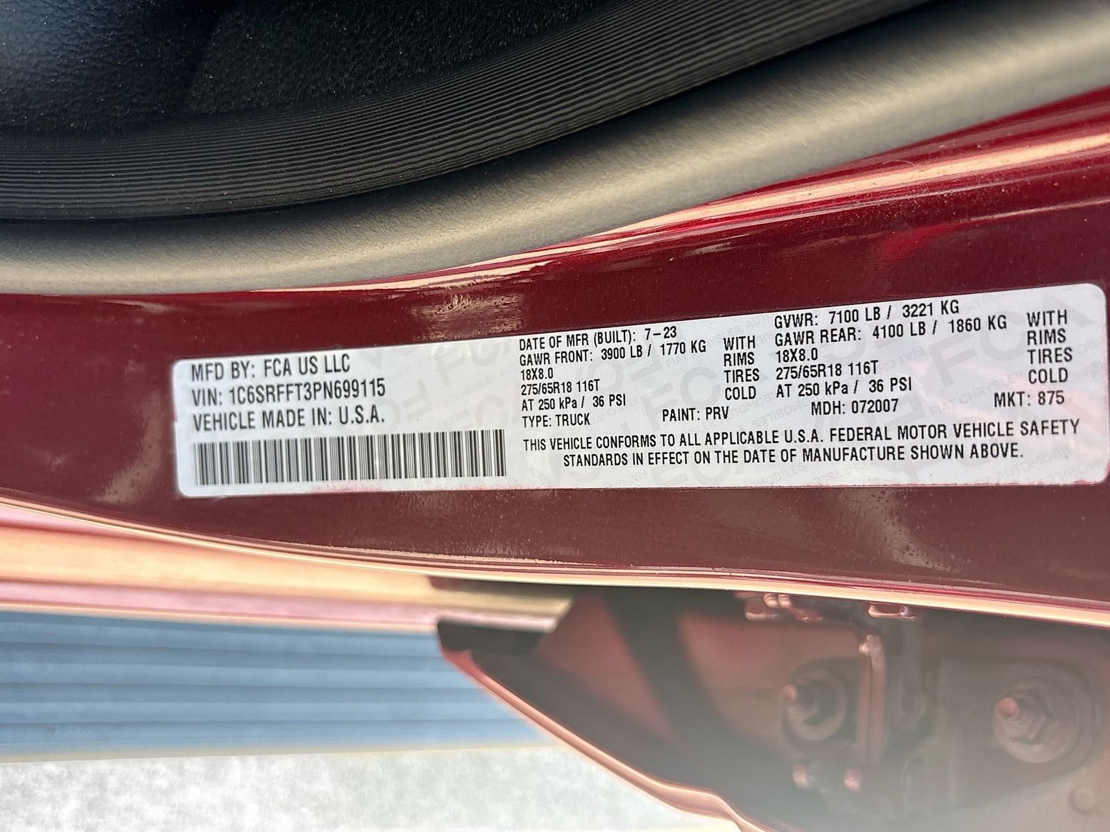 Used 2023 Red Ram Big Horn/Lone Star image 29