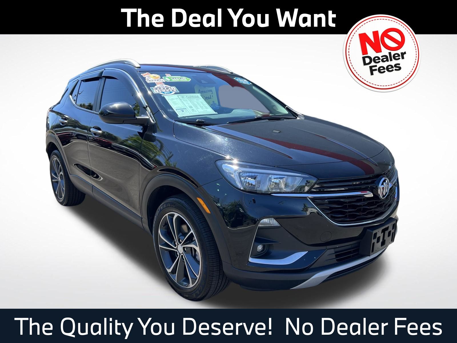 Black (Ebony Twilight Metallic) 2023 Buick Encore GX Select FWD SUV / Crossover Front-Wheel Drive Continuously Variable Transmission