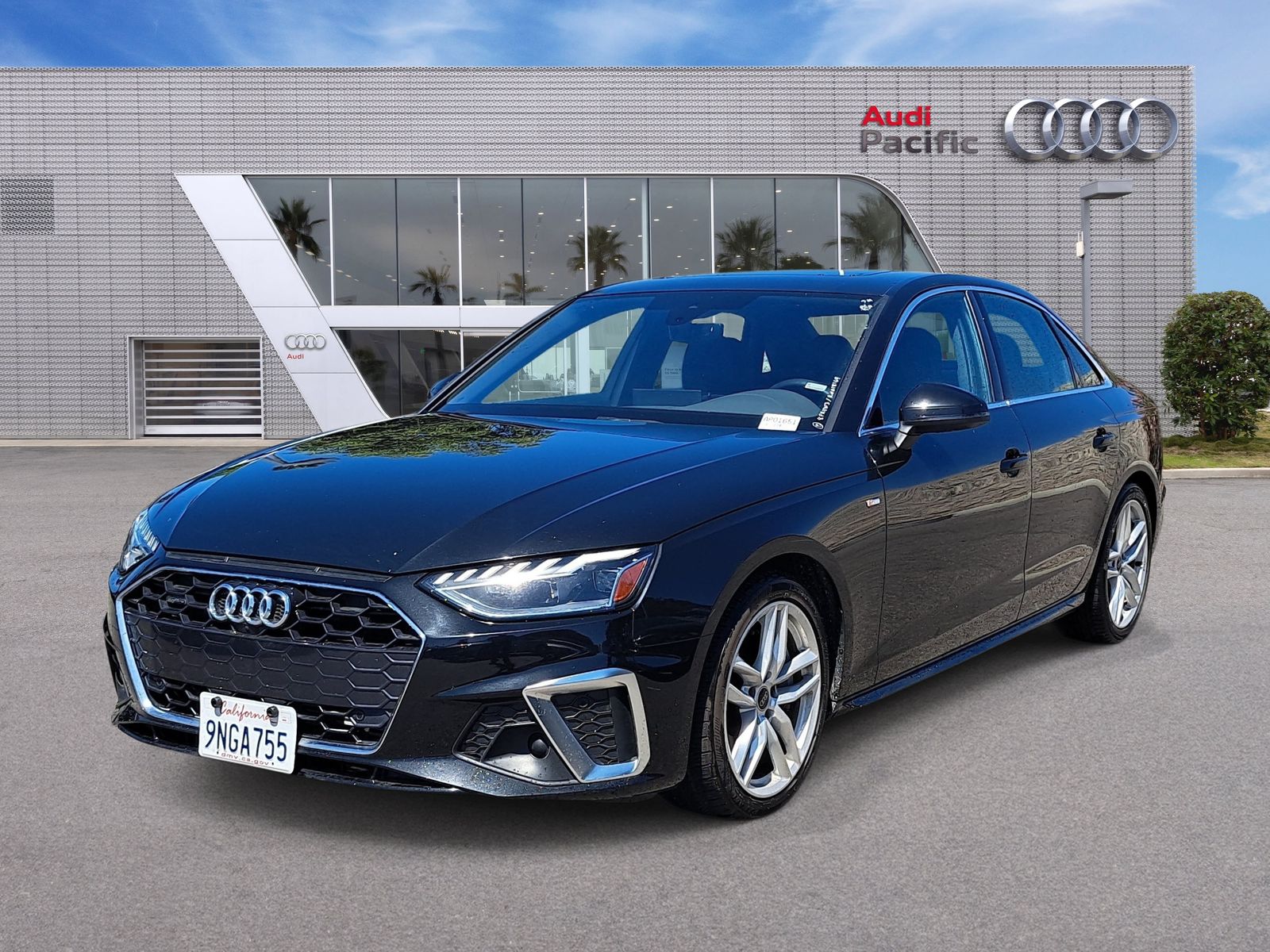 Mythos Black Metallic 2024 Audi A4 Sedan All-Wheel Drive 7-Speed Automatic