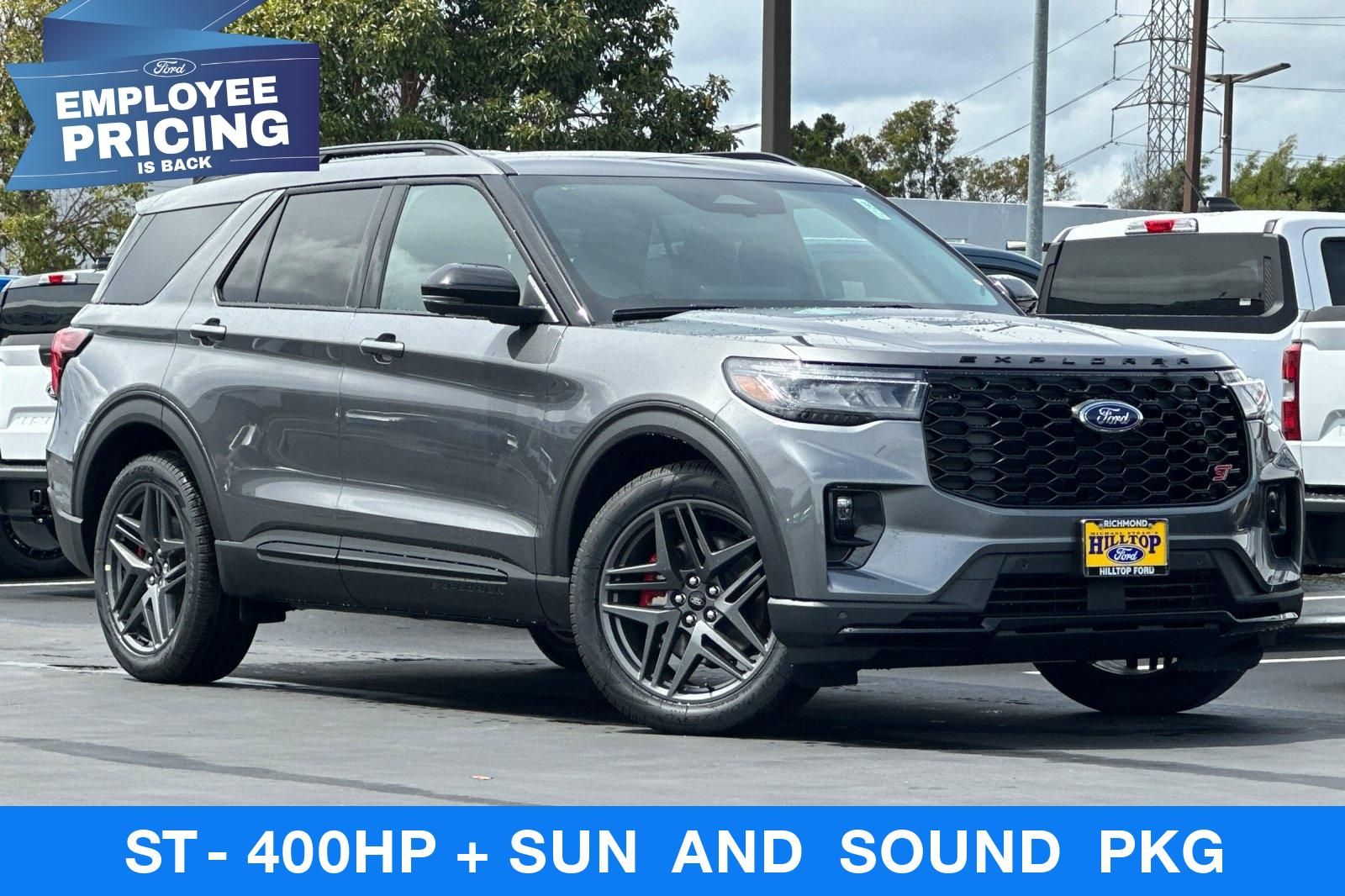 Gray Metallic 2026 Ford Explorer SUV / Crossover All-Wheel Drive Automatic