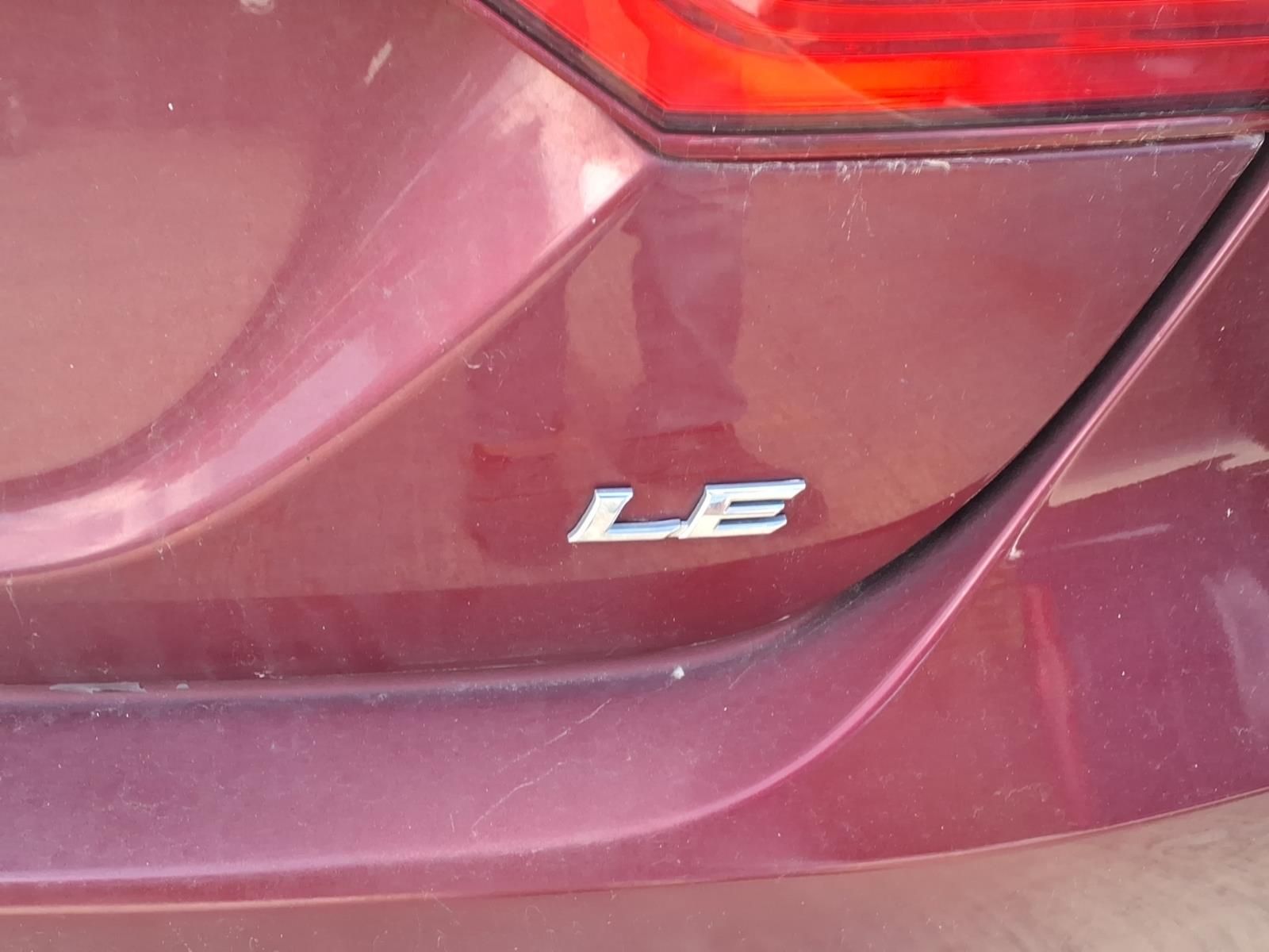 2019 Toyota Camry LE Red at Cook Ford