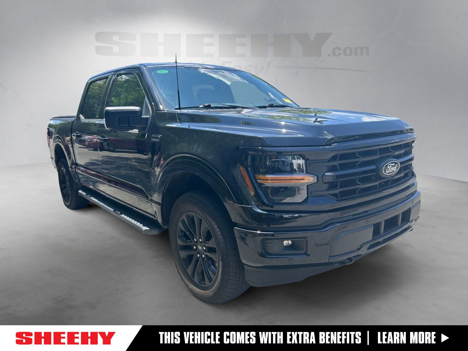 Black Metallic 2024 Ford F-150 Pickup Truck Four-Wheel Drive Automatic