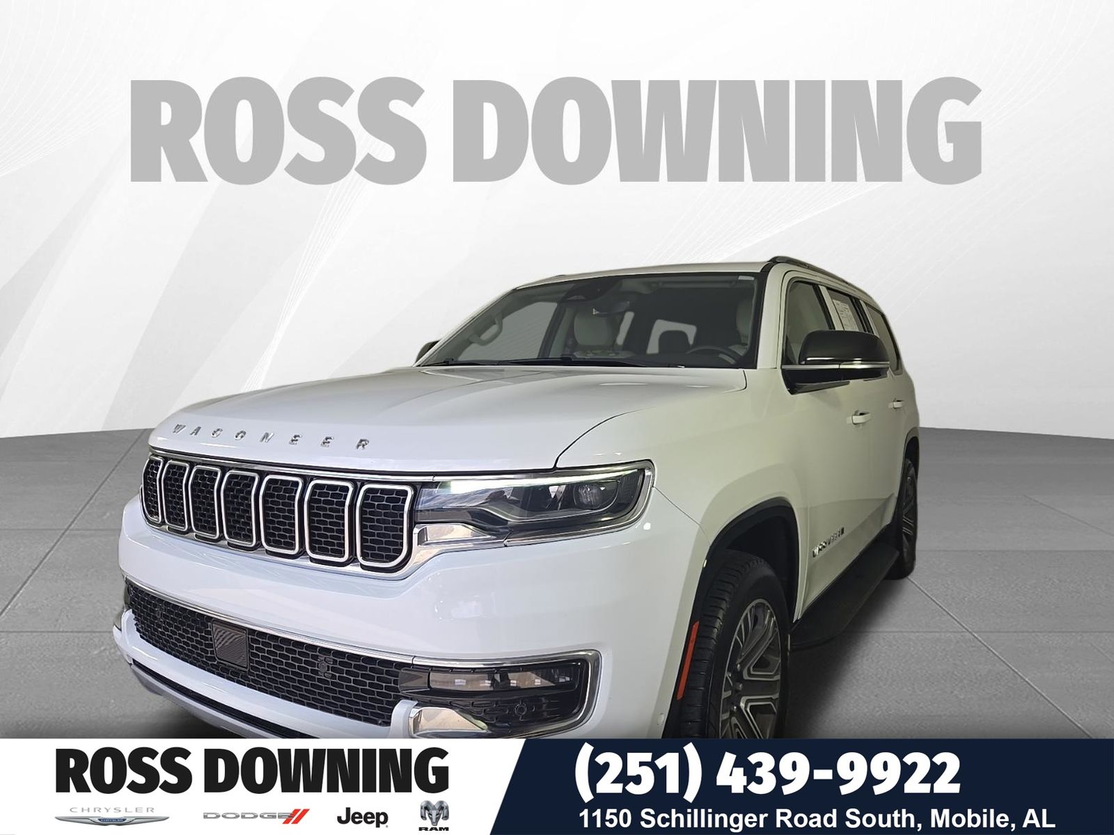 Bright White Clearcoat 2024 Jeep Wagoneer SUV / Crossover 4X2 8-Speed Automatic