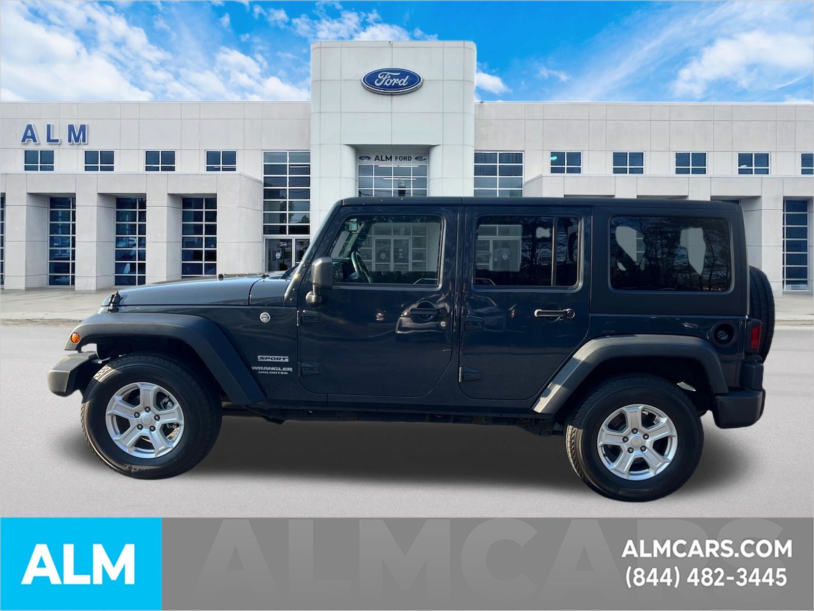 Used 2017 Gray Jeep Unlimited Sport image 5