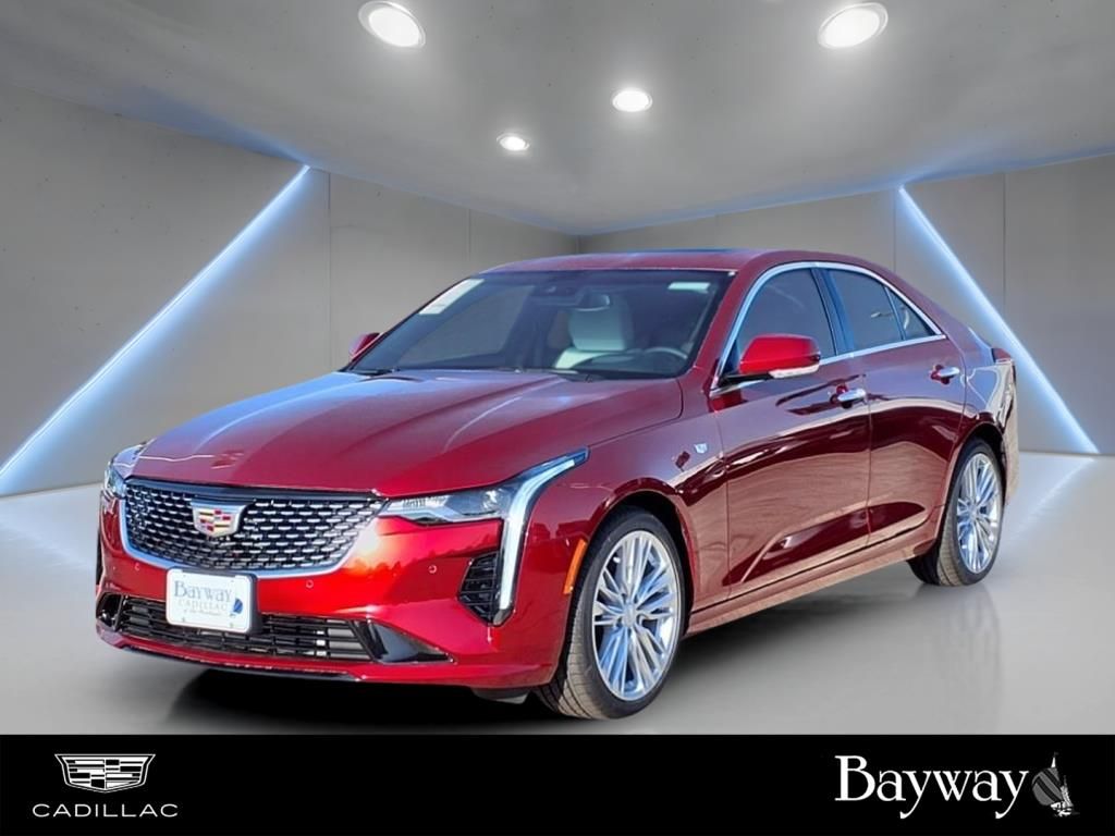 2025 Cadillac CT4 Premium Luxury Red at Bayway Cadillac of The Woodlands