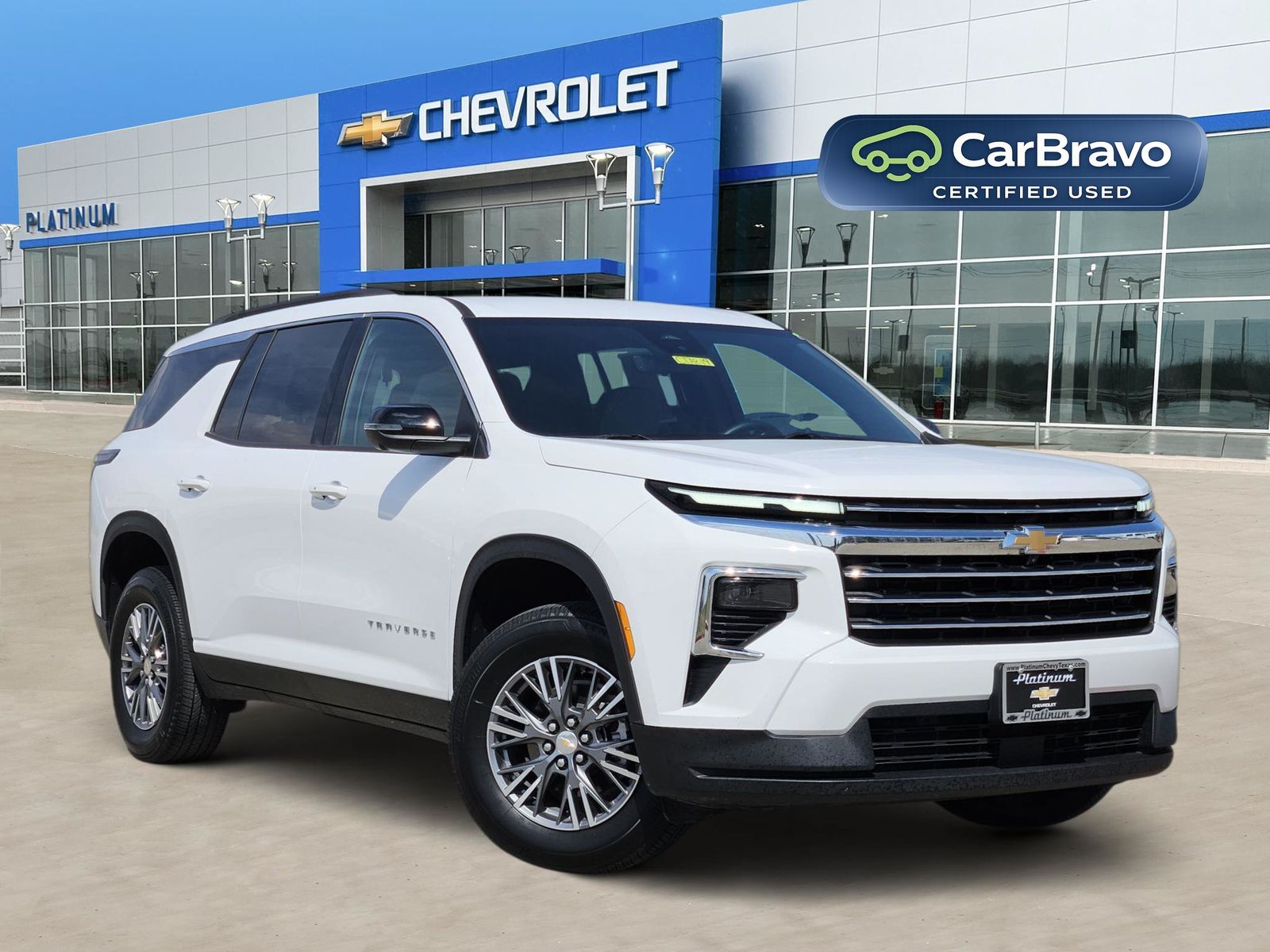Summit White 2026 Chevrolet Traverse SUV / Crossover Front-Wheel Drive 8-Speed Automatic