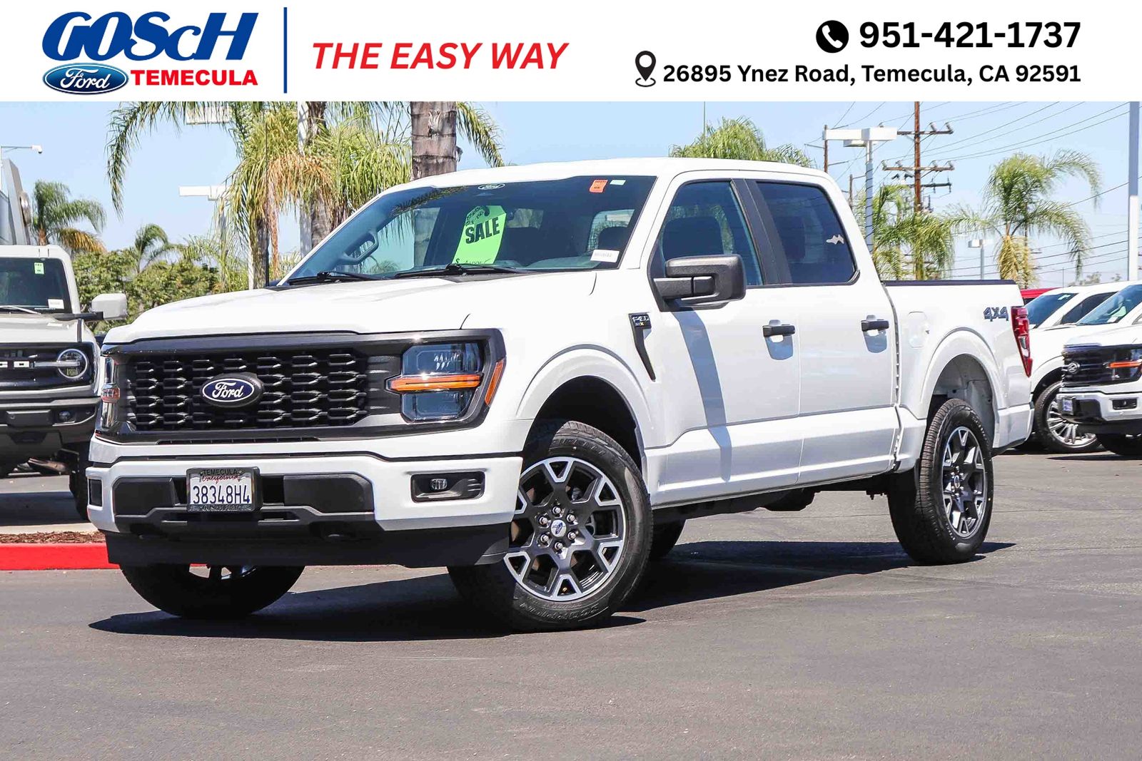 Oxford White 2025 Ford F-150 Pickup Truck Four-Wheel Drive Automatic