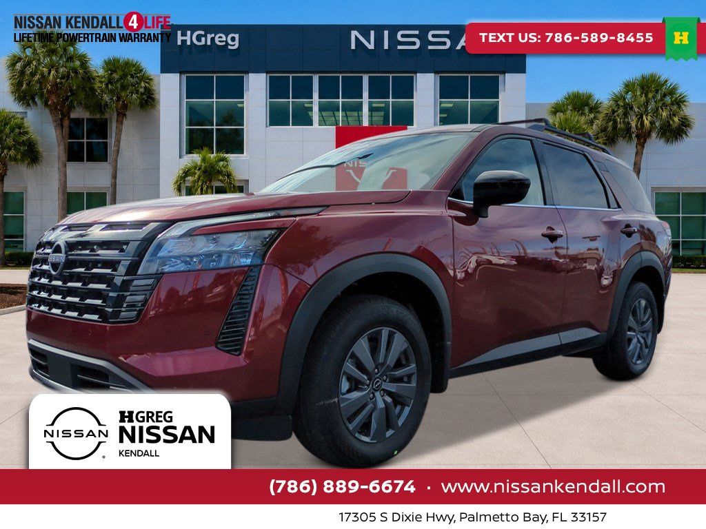 Red (Scarlet Ember Tintcoat) 2026 Nissan Pathfinder SUV / Crossover Front-Wheel Drive 9-Speed Automatic