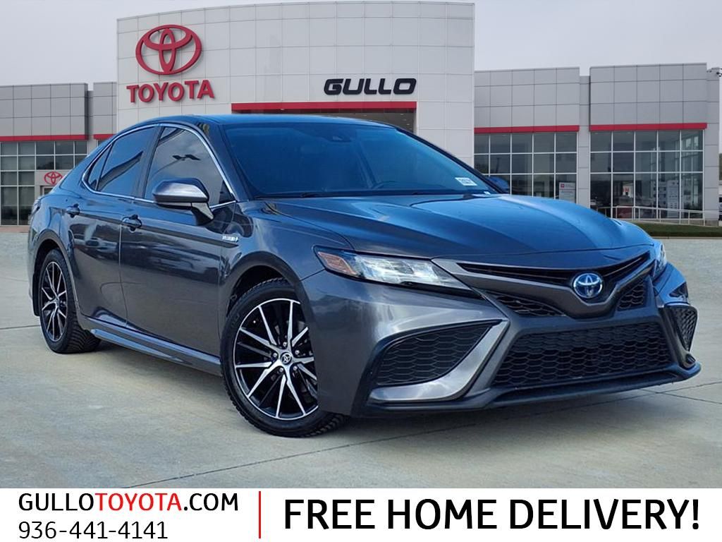 2021 Toyota Camry Hybrid SE Gray at DeMontrond Automotive Group