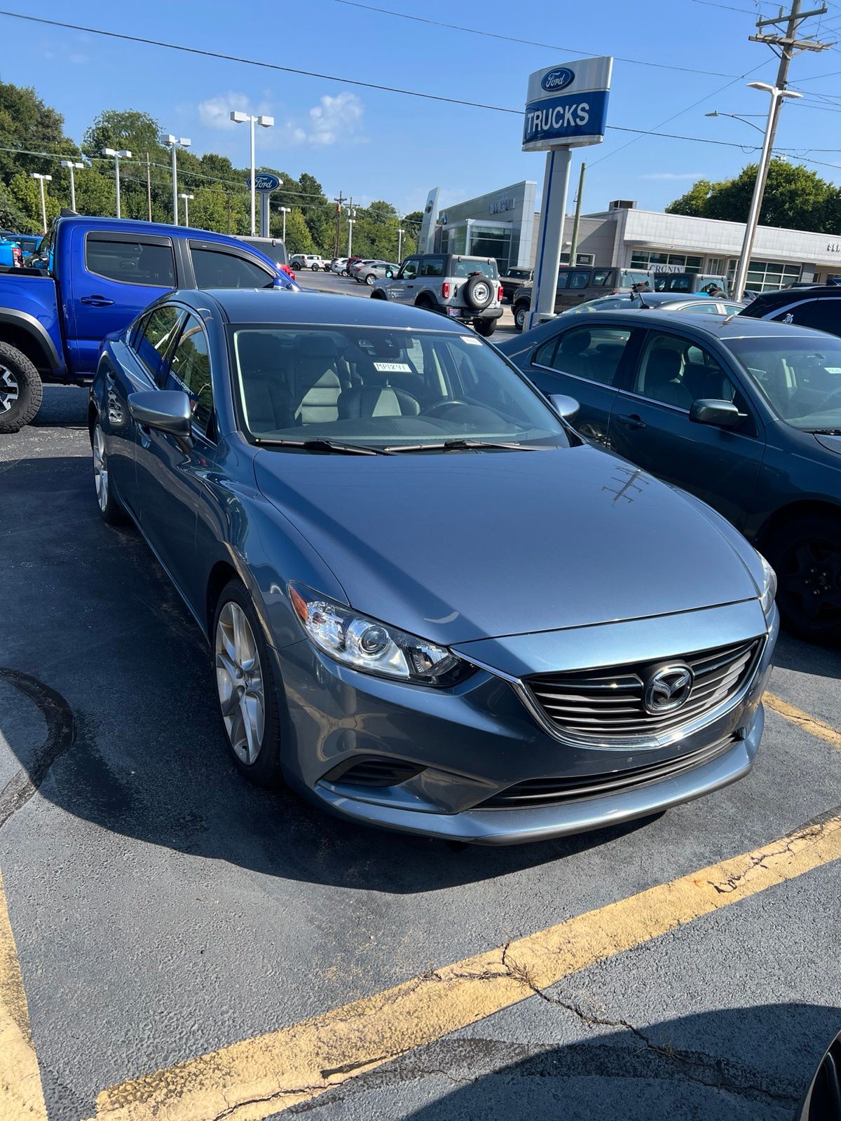Blue Reflex Mica 2014 Mazda MAZDA6 Sedan Front-Wheel Drive 6-Speed Automatic