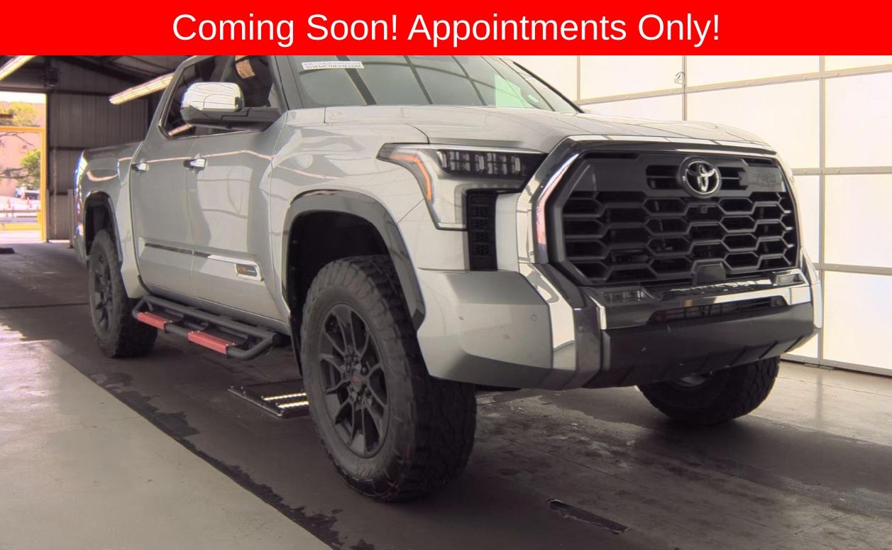 Celestial Silver Metallic 2024 Toyota Tundra 1794 Edition CrewMax Cab 4WD Pickup Truck Four-Wheel Drive Automatic