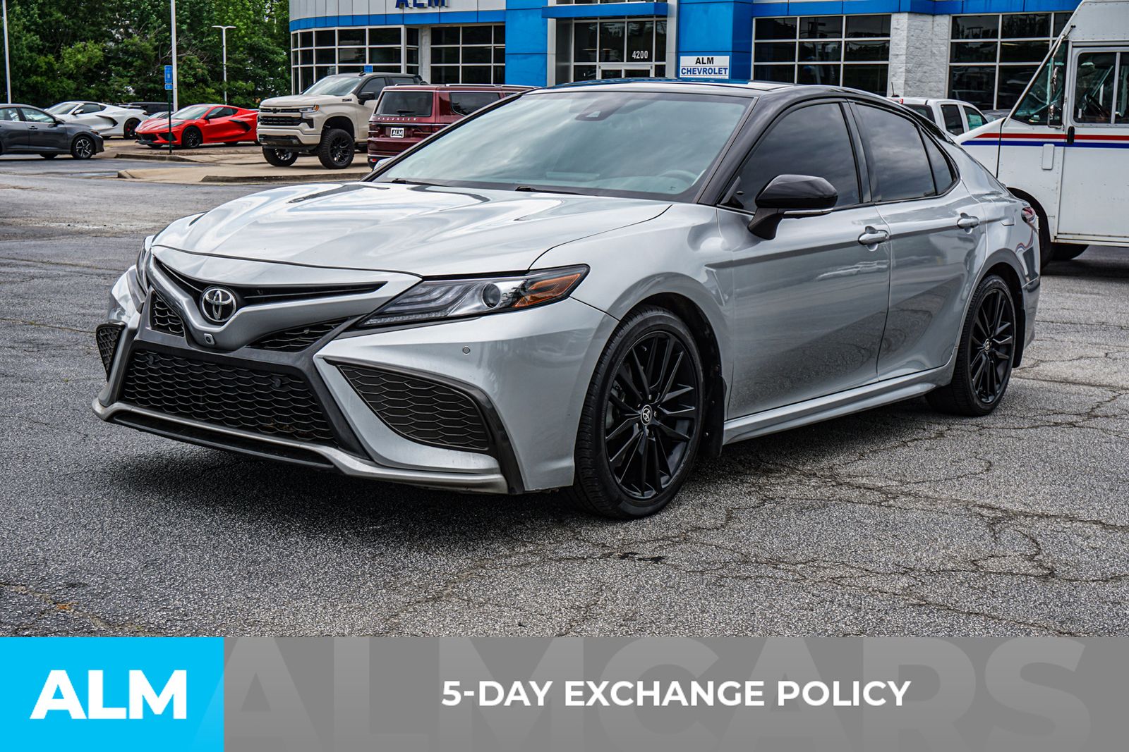 Used 2021 Silver Toyota XSE V6 image 4
