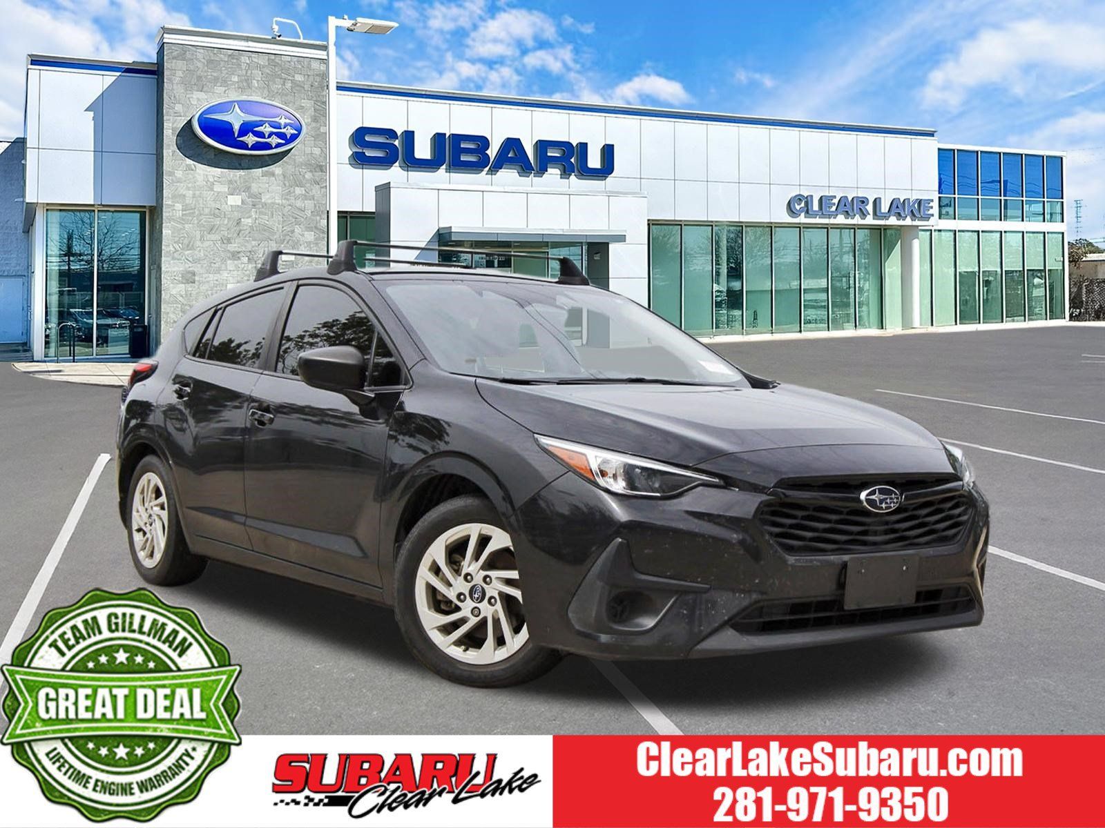 Crystal Black Silica 2024 Subaru Impreza Wagon All-Wheel Drive Continuously Variable Transmission