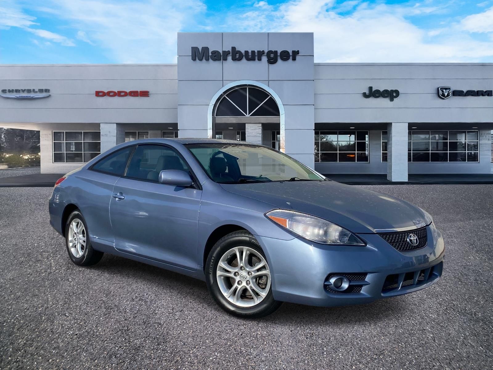 Blue 2008 Toyota Camry Solara SLE Coupe Front-Wheel Drive 5-Speed Automatic