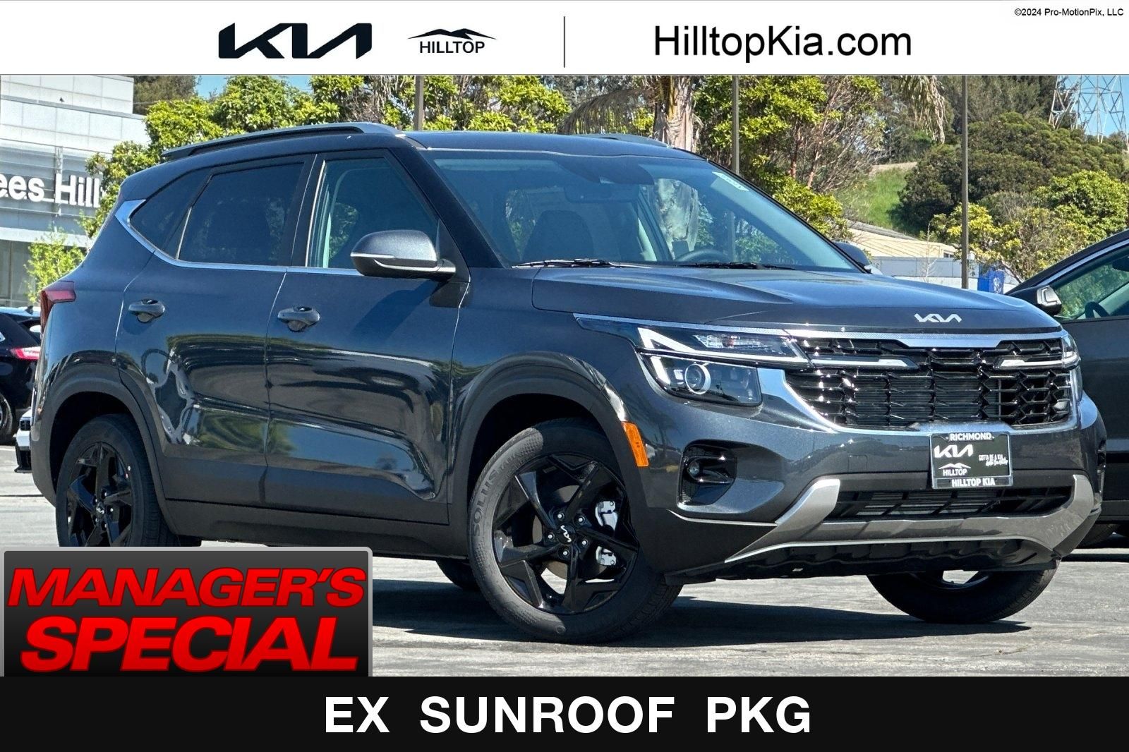 Gravity Gray 2026 Kia Seltos EX FWD SUV / Crossover Front-Wheel Drive Continuously Variable Transmission