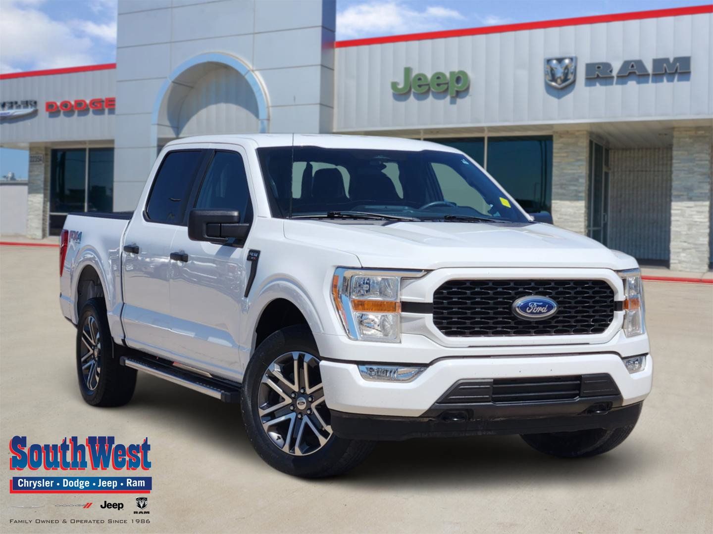 Oxford White 2022 Ford F-150 Pickup Truck Four-Wheel Drive Automatic