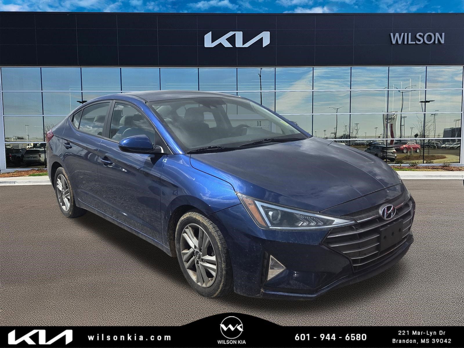 Lakeside Blue 2020 Hyundai Elantra SEL FWD Sedan Front-Wheel Drive Continuously Variable Transmission