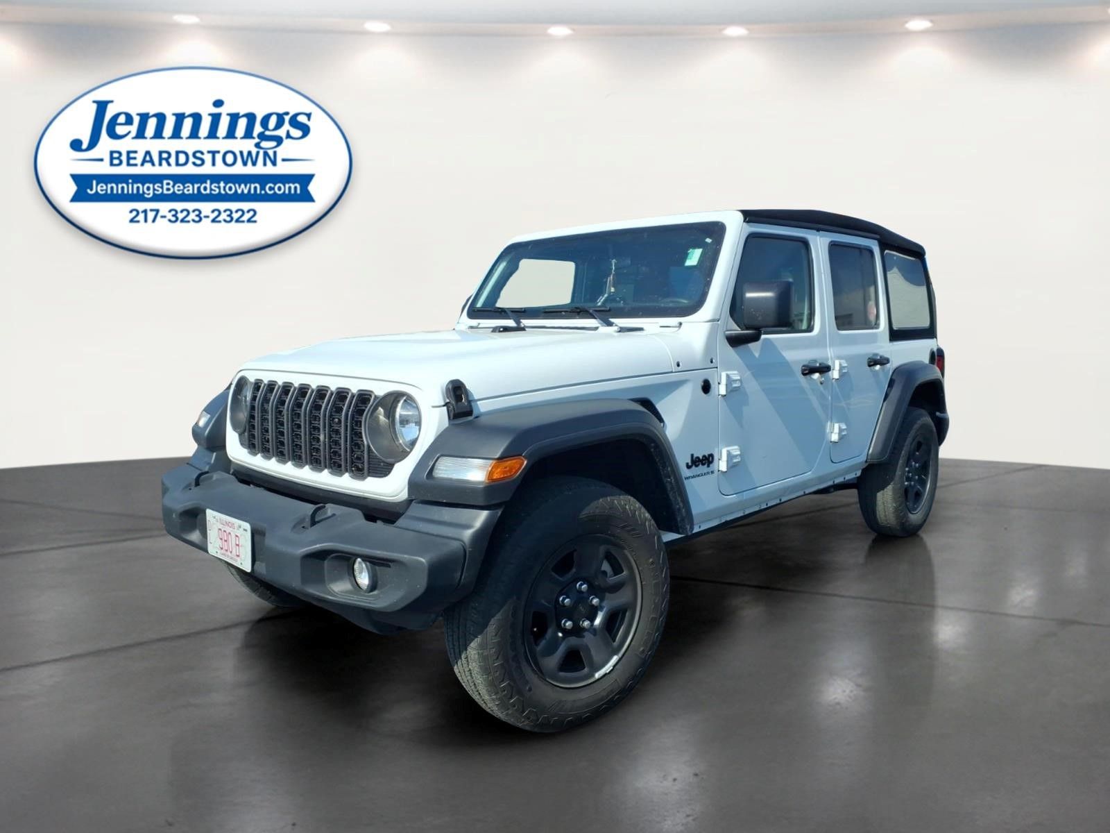 Bright White Clearcoat 2024 Jeep Wrangler SUV / Crossover Four-Wheel Drive 8-Speed Automatic