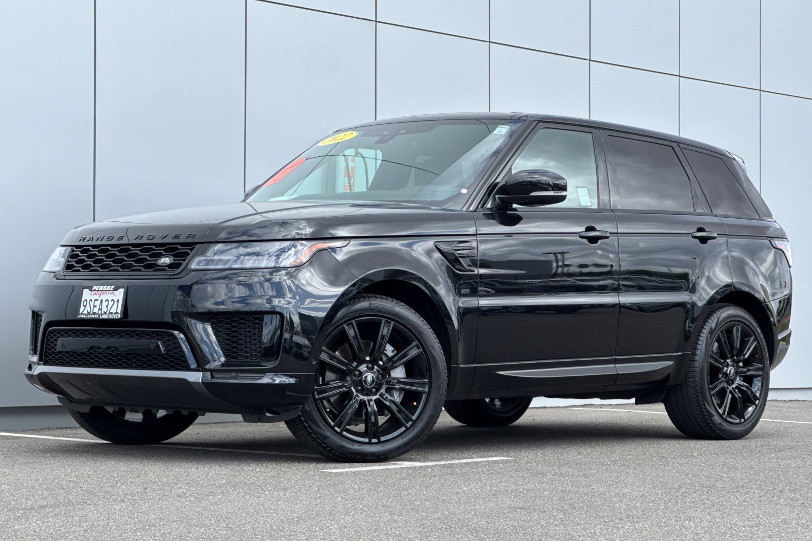 Santorini Black Metallic 2022 Land Rover Range Rover Sport HSE Silver Edition AWD Pickup Truck All-Wheel Drive 8-Speed Automatic