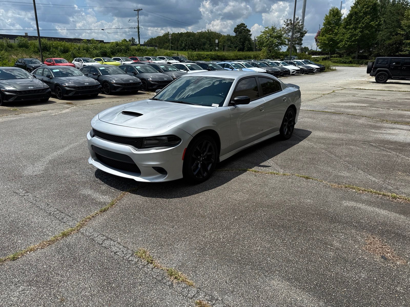 Triple Nickel Clearcoat 2021 Dodge Charger Sedan Rear-Wheel Drive 8-Speed Automatic